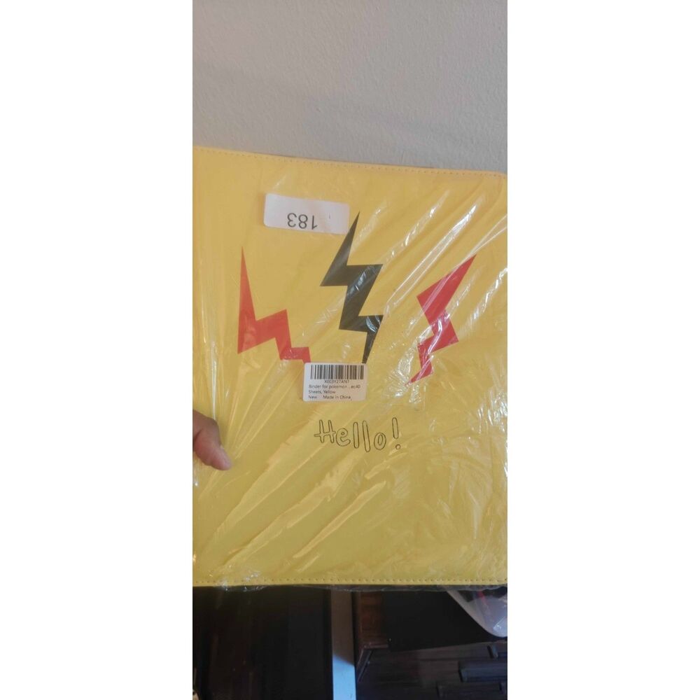 Pikachu Pokemon card Binder